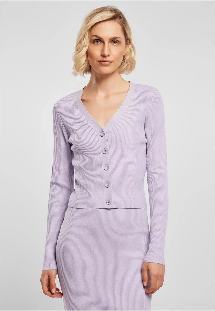 

Кардиган URBAN CLASSICS " Urban Classics Ladies Short Knit Cardigan", цвет Lilac
