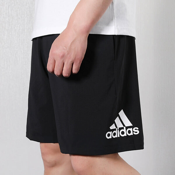 Шорты adidas M Mh Light Sho Logo Printing Training Sports Woven Shorts Black, черный — фото 4