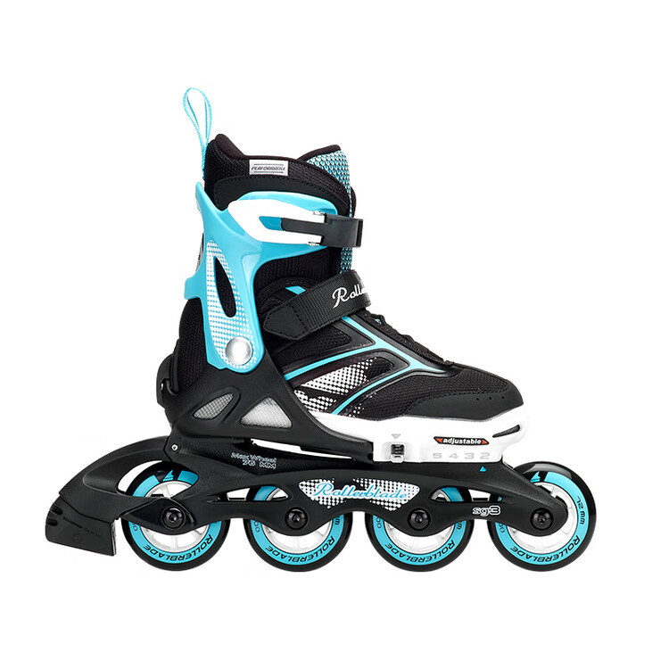 

RollerBlade Детские роликовые коньки для начинающих, сине-черные, размер M (33-36.5 см)