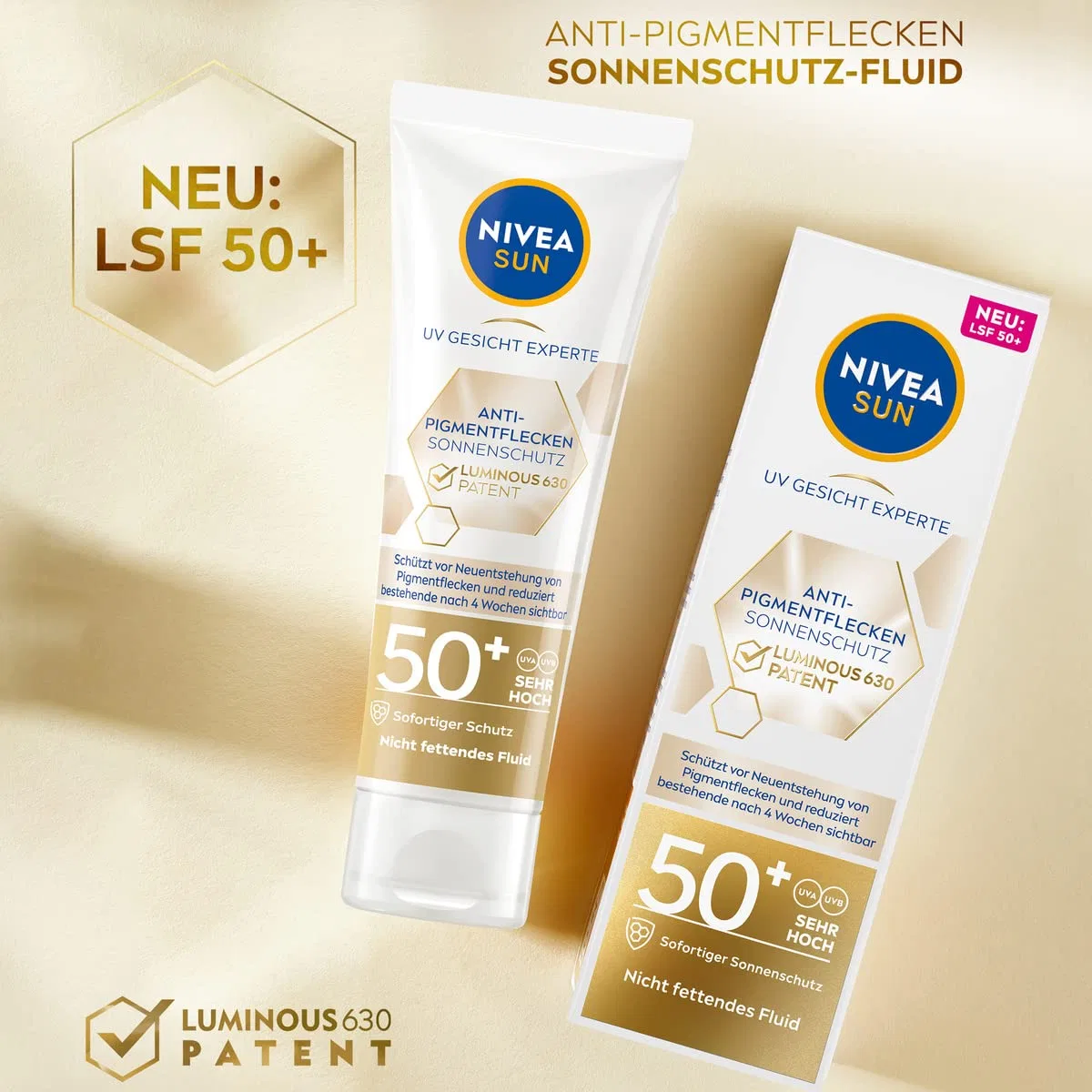 Солнцезащитный флюид для лица Nivea Sun UV Face Expert Anti-Pigment Spots SPF 50+ Nivea Sun — фото 3