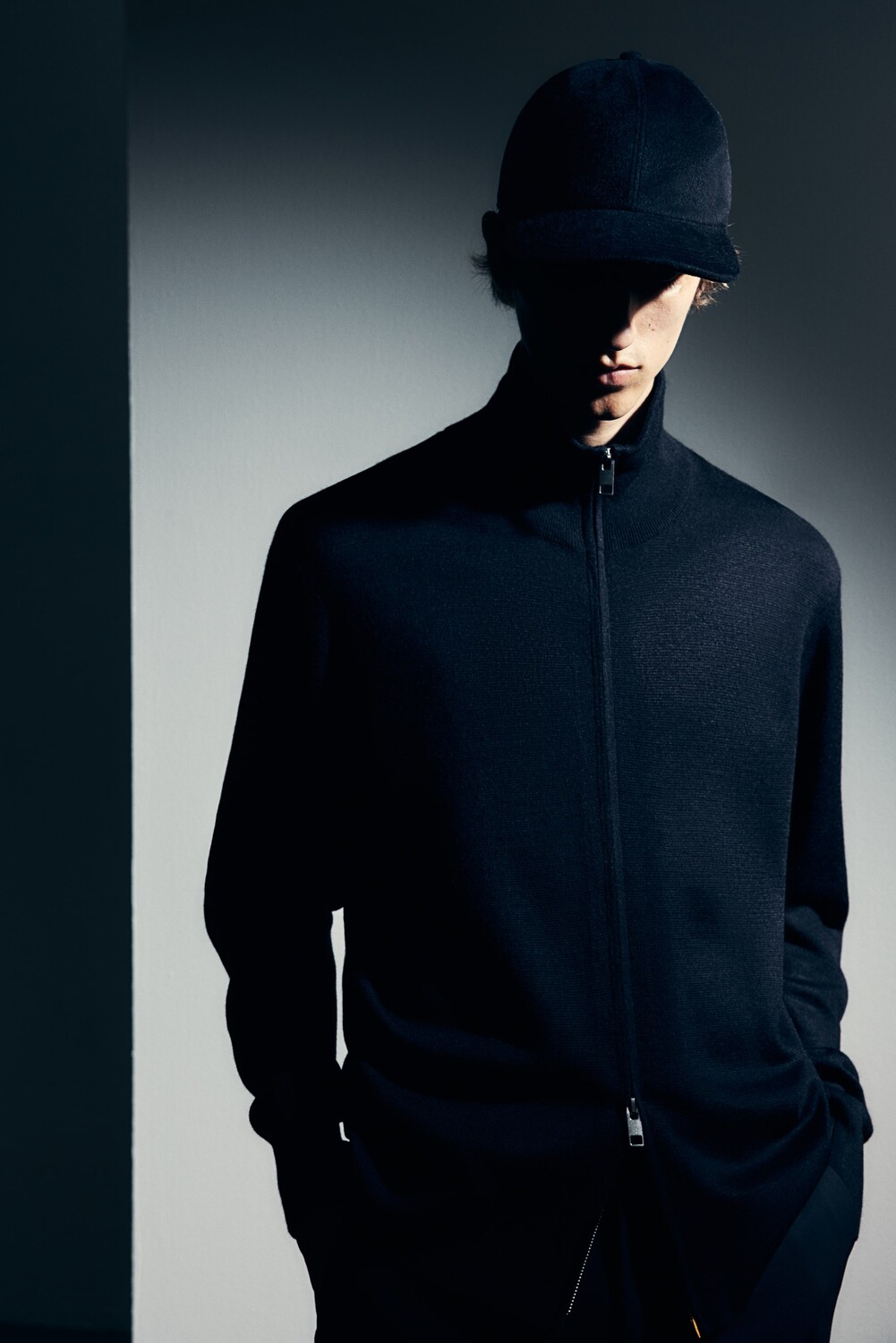 

Шапка из смеси шерсти. H&M, синий