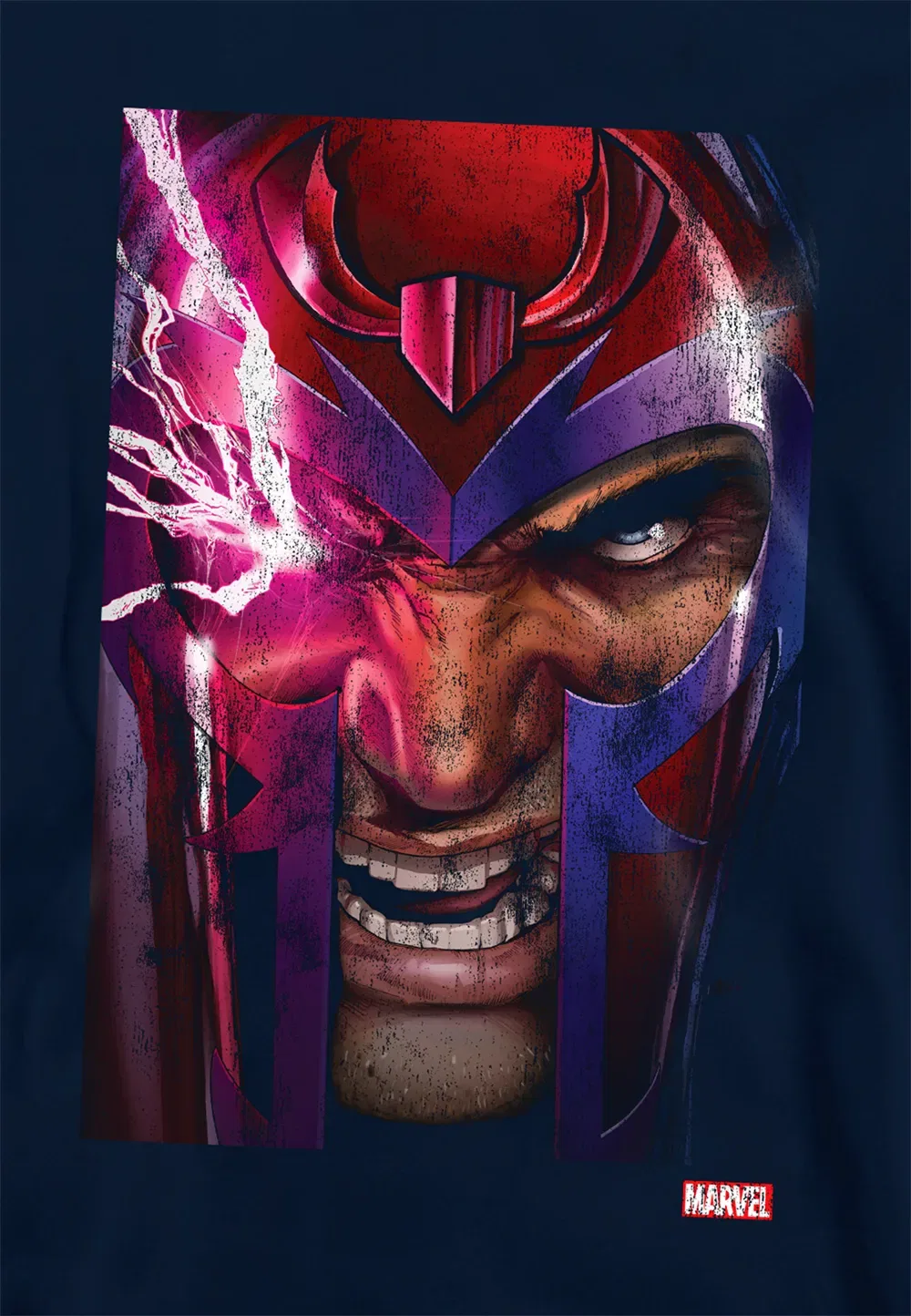 Детский худи Marvel X-Men Magneto, темно-синий, темно-синий — фото 2