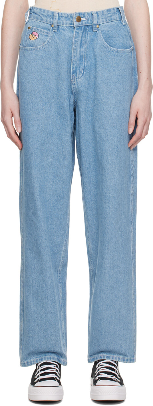 

Эксклюзивные джинсы цвета индиго Santosuosso от Butter Goods SSENSE