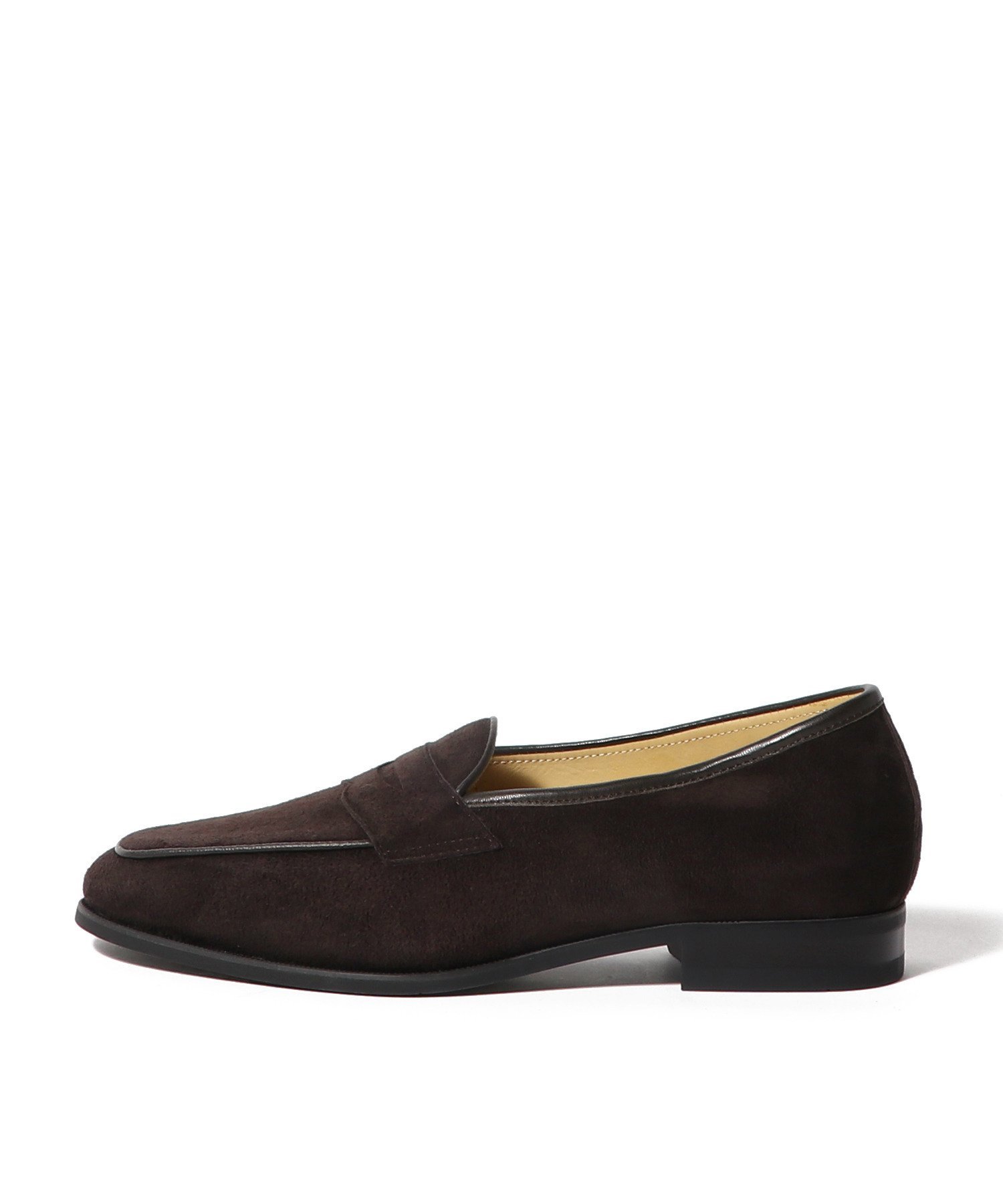 Бельгийские замшевые лоферы Estnation, Dark brown