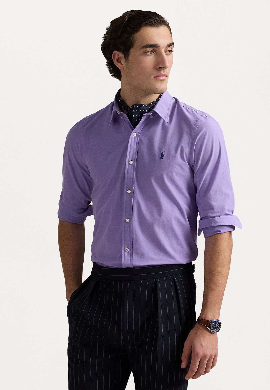 

Рубашка LONG SLEEVE SPORT SHIRT Polo Ralph Lauren, цвет Aix Lavender