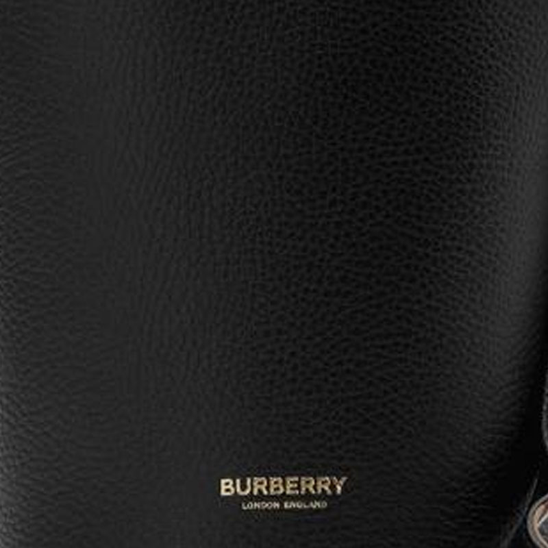 Сумка-ведро Burberry из зерненой телячьей кожи — фото 4