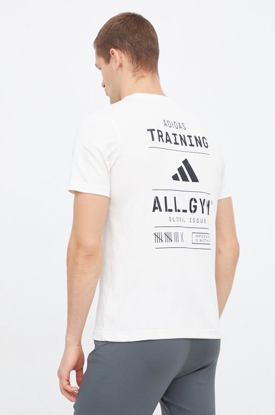 Тренировочная футболка adidas Performance, бежевый — фото 3