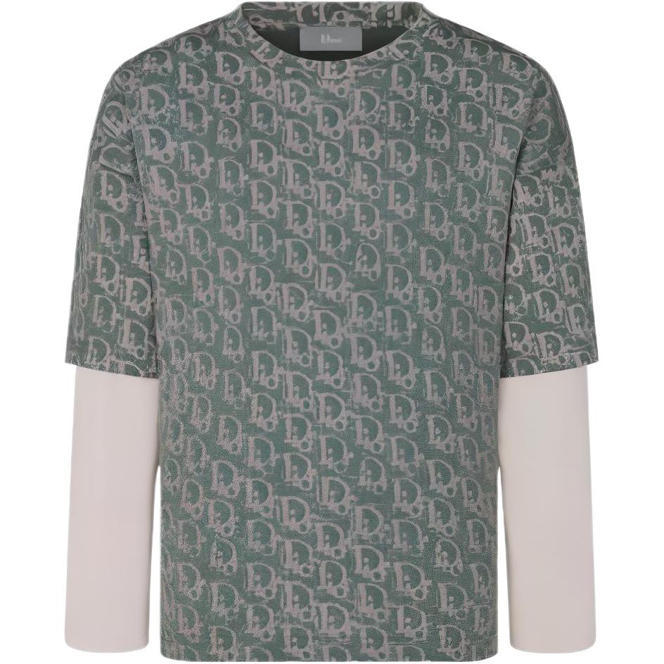 

DIOR Футболка SS22 Beige Green детская