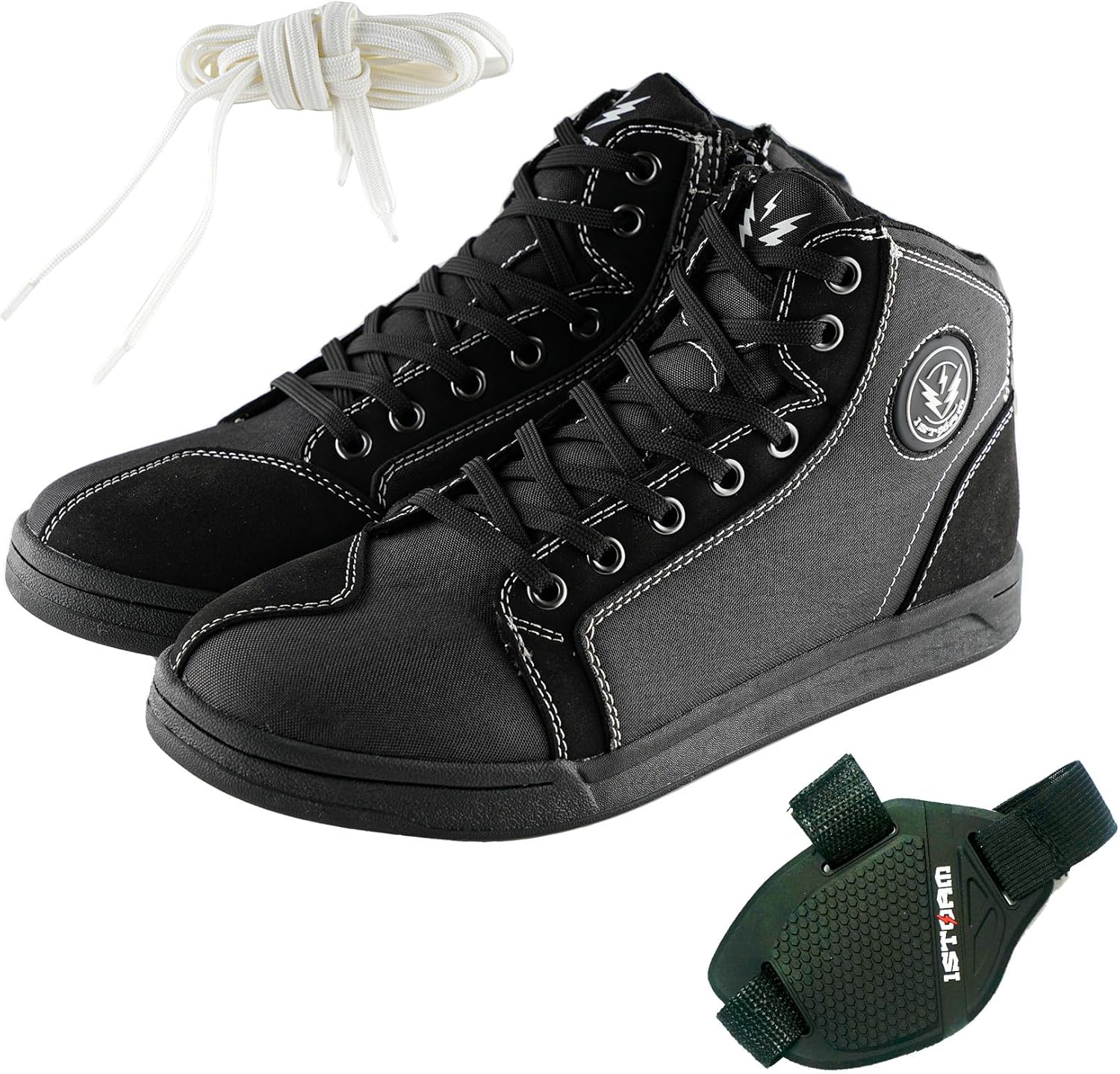 

Мужские мотоциклетные ботинки 1Storm, черные, для езды, гонок, походов и активного отдыха