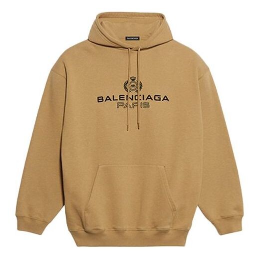 

Толстовка men's paris laurel fleece printing khaki Balenciaga, хаки