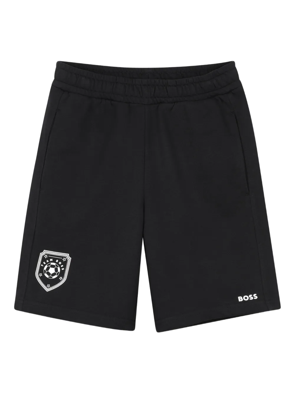 

Шорты с графичным принтом Boss Kidswear, черный
