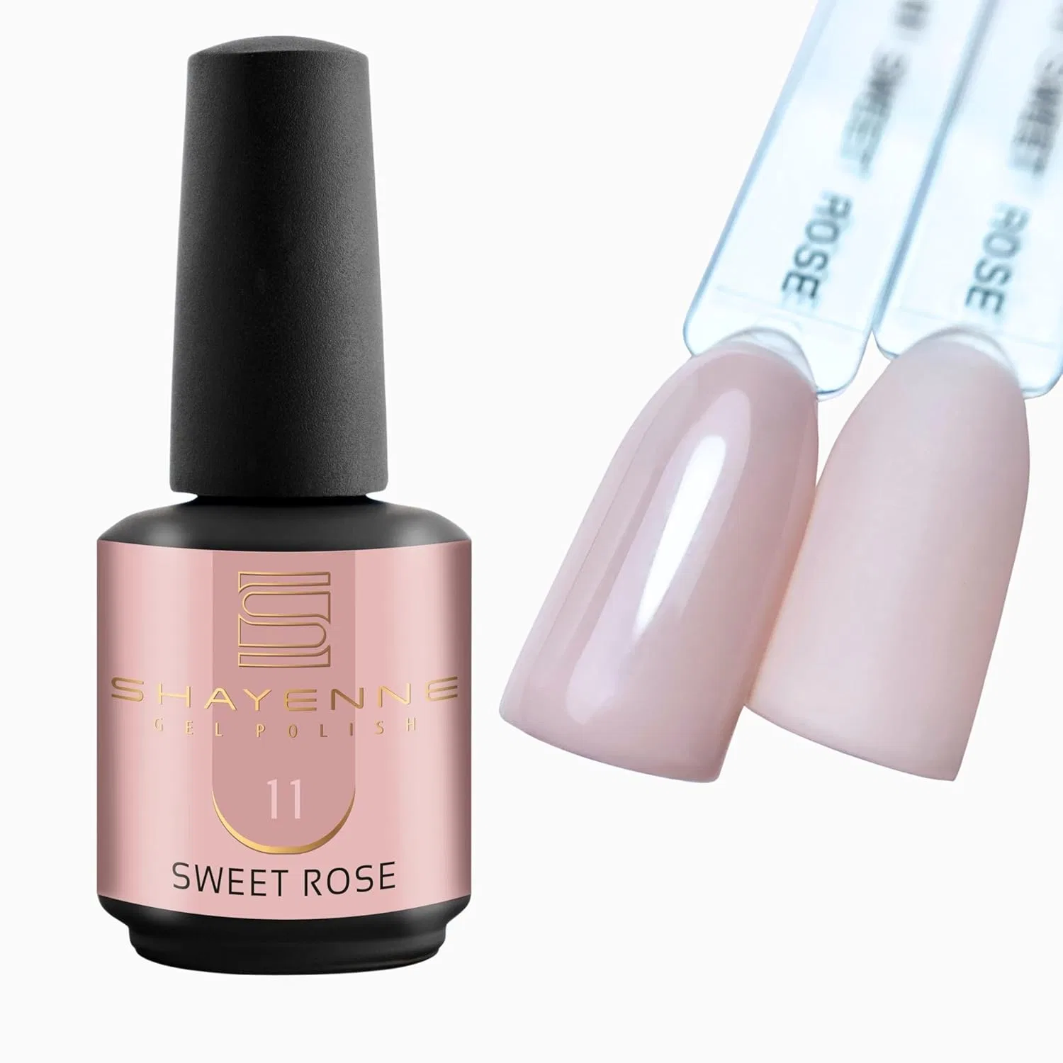 Гель-лак для ногтей SHAYENNE UV/LED, розовый, 15 мл Shayenne, 11 Sweet Rose 15Ml — фото 2