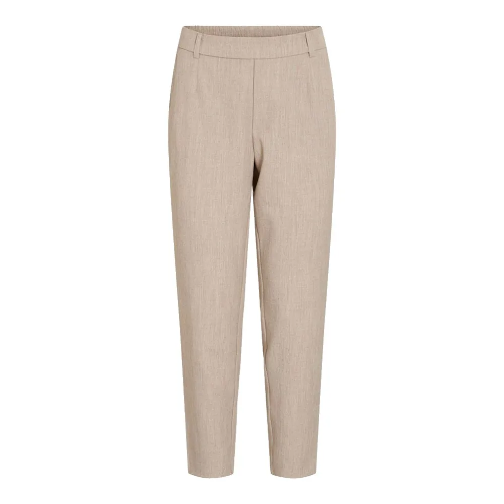 

Брюки с высокой талией Vila Varone Slim Fit, бежевый