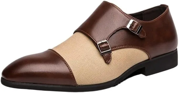 Туфли мужские на шнуровке с мыском, Brown UOPYNE