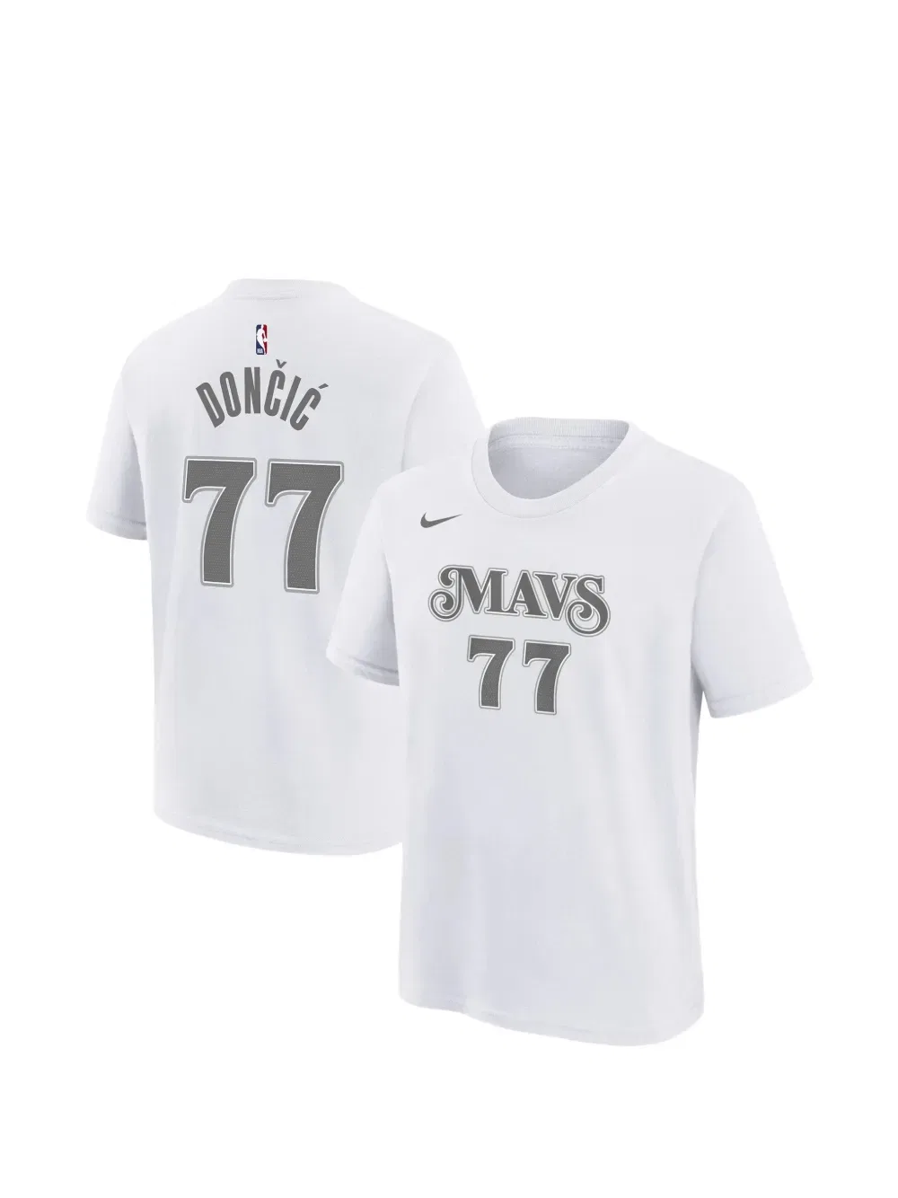 Футболка NBA Mavericks City Edition Essential Nike, белый — фото 3