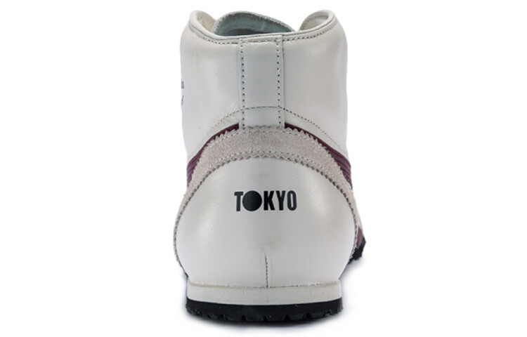 Мексиканские кроссовки Mid Runner Lifestyle унисекс Mid-top Off-white/red Onitsuka Tiger — фото 4