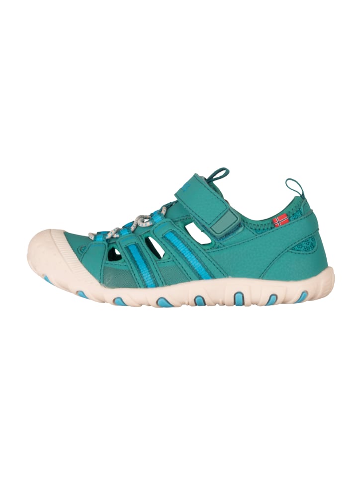 

Сандалии Trollkids, цвет sea green