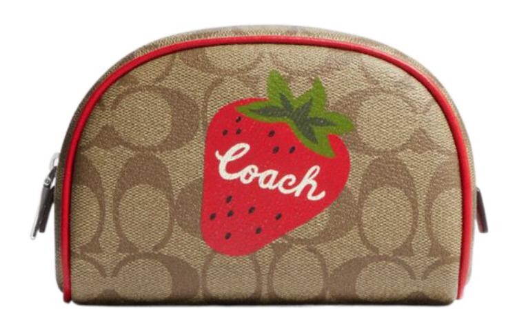 

COACH Женская косметичка с куполом, Red