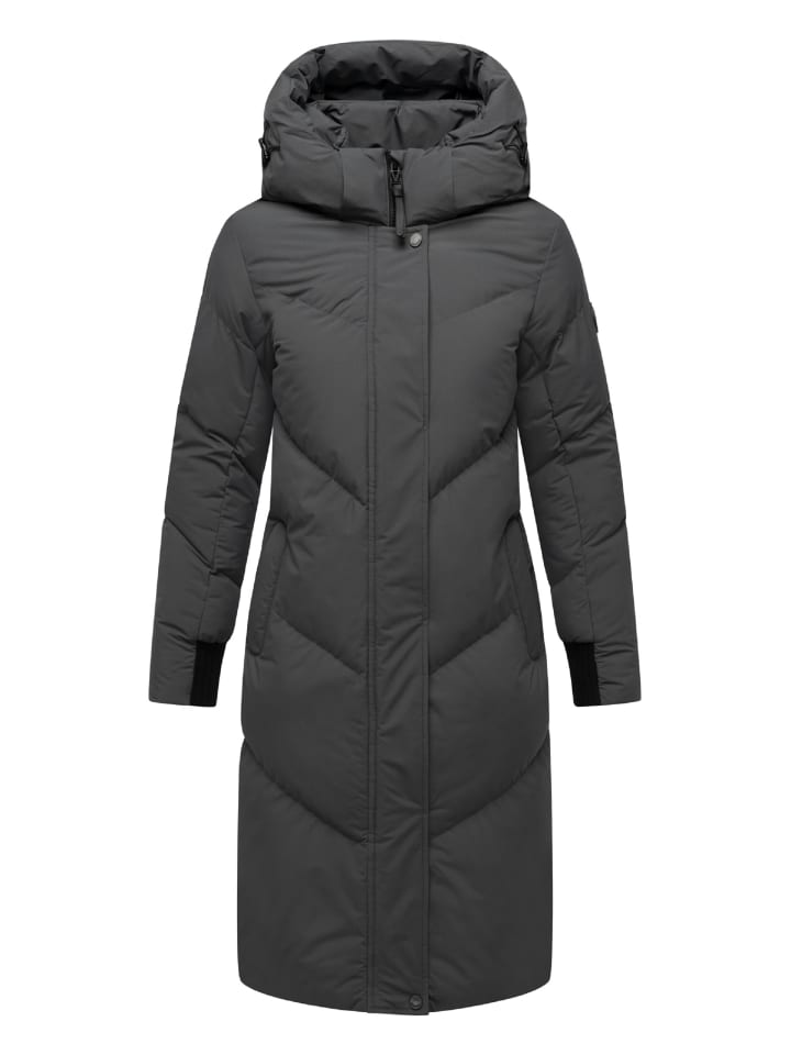 

Стеганое пальто Teonaa 16 антрацитового цвета Marikoo