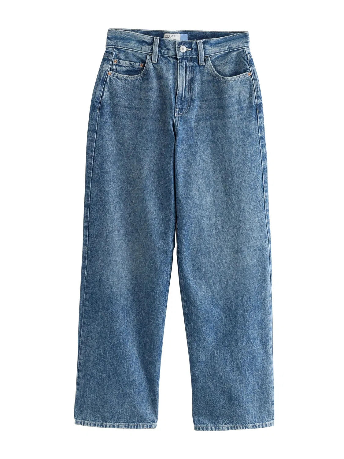 Джинсы Next Wide leg Jeans Authentische City темно-синего цвета