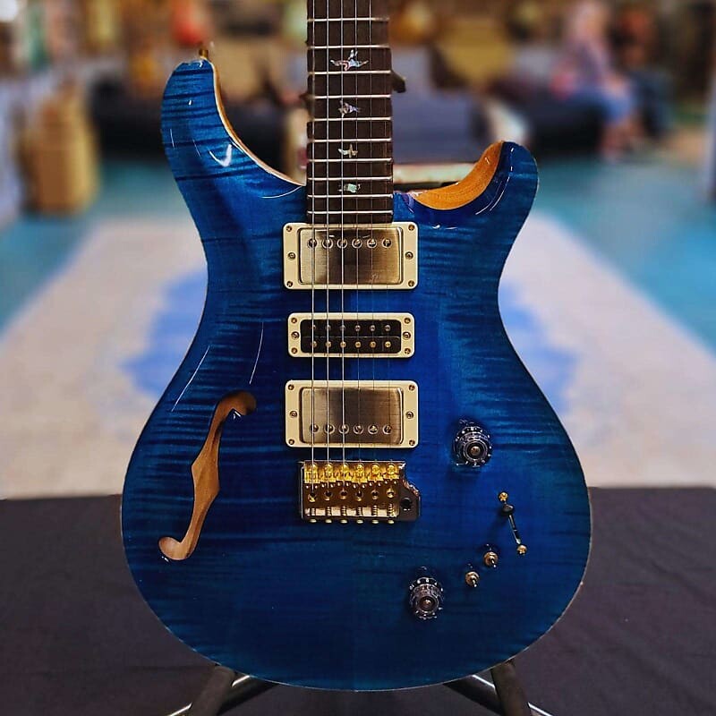 

Электрогитара PRS Wood Library Special Semi-Hollow Aquamarine 0357608