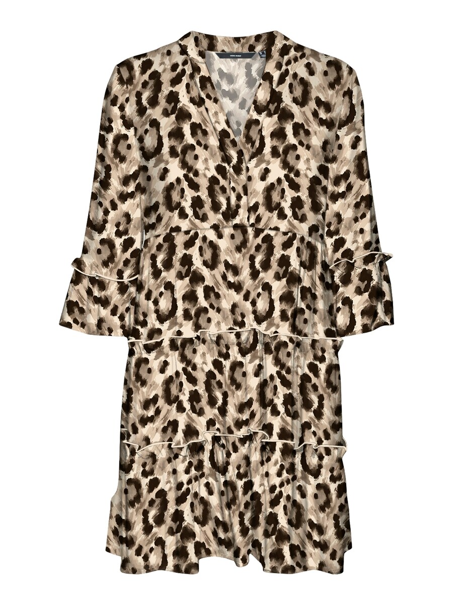 

Платье-рубашка VERO MODA, цвет Beige/Dark beige