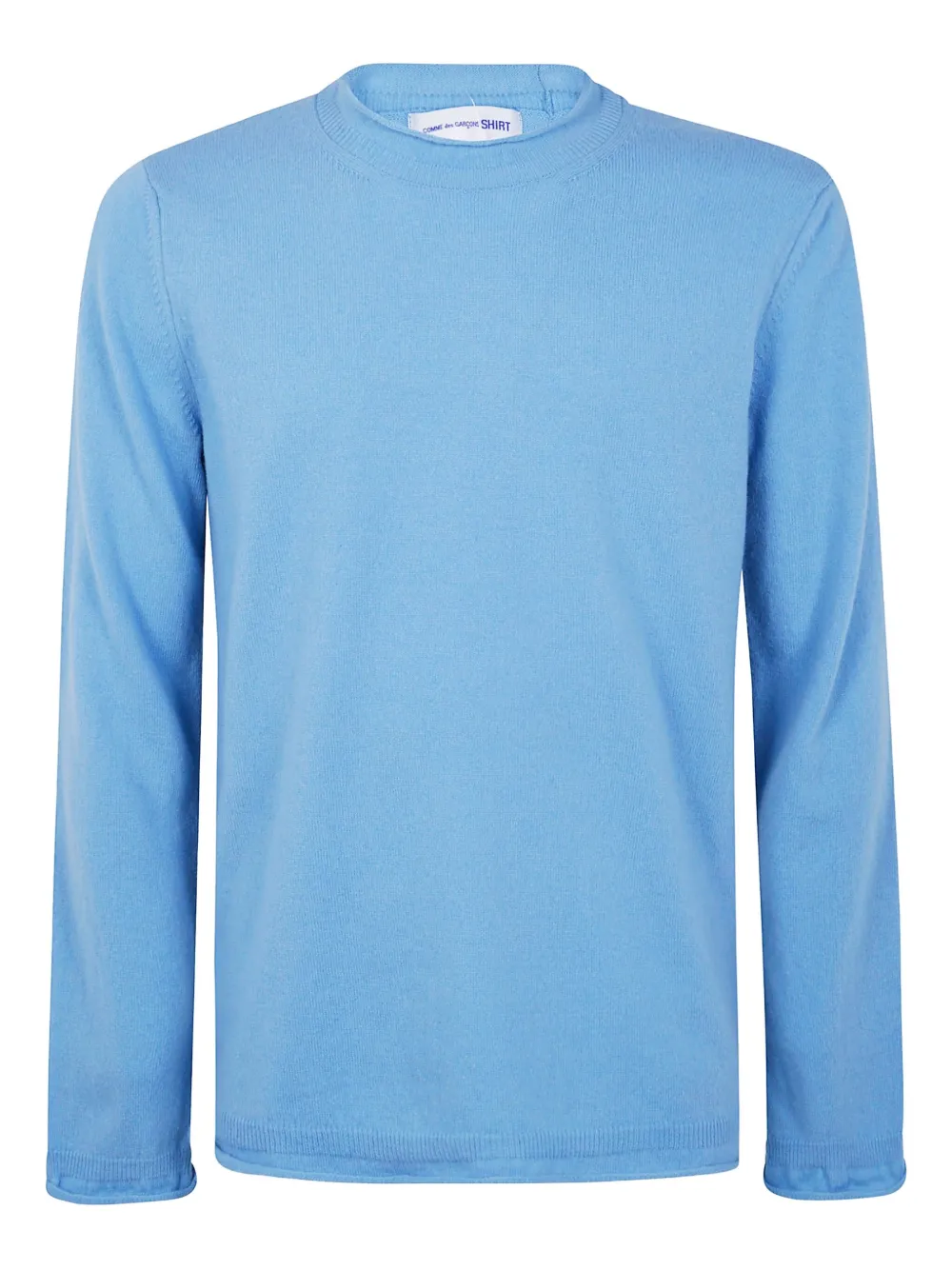 

Шерстяной джемпер с круглым вырезом Comme Des Garçons Shirt, синий