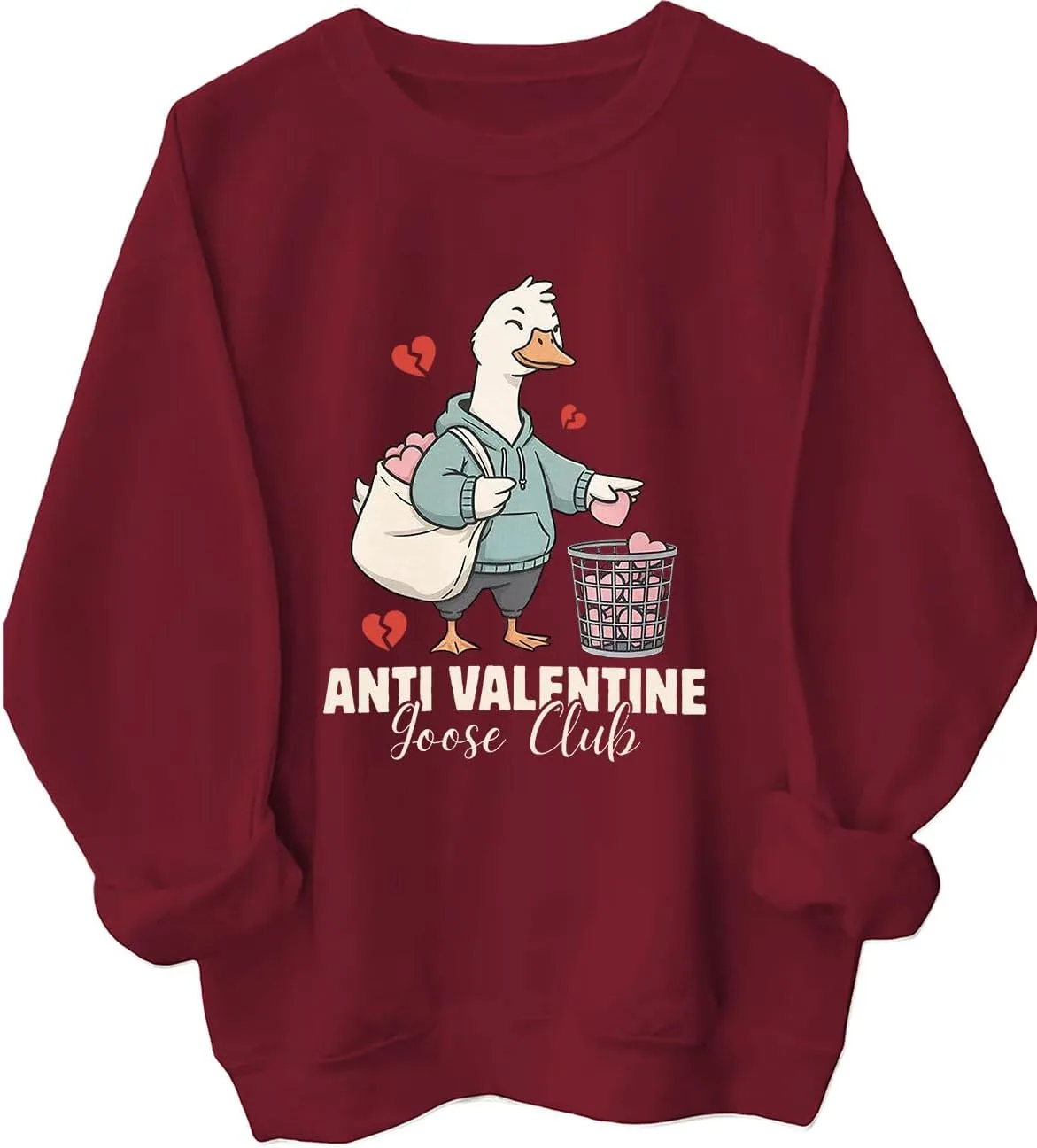

Толстовка Anti Valentine Goose Club Batclock