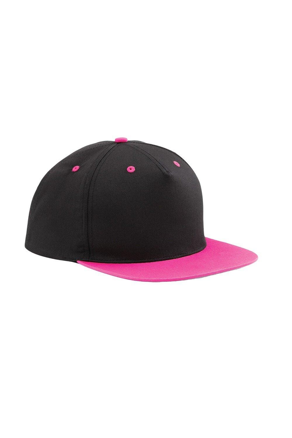 

Кепка Snapback с контрастными 5 панелями Beechfield, черный