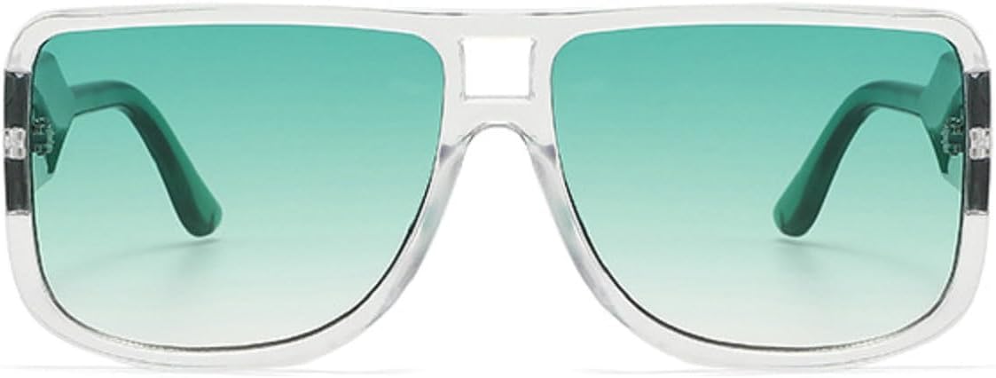 

Квадратные женские солнцезащитные очки для мужчин, ретро-солнцезащитные очки для женщин в винтажном стиле, модные очки, защита от УФ-излучения UV400 T1417 Melrose, Green