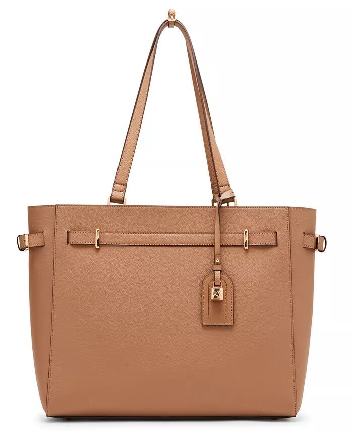 

Большая сумка через плечо с поясом Anne Klein, черный