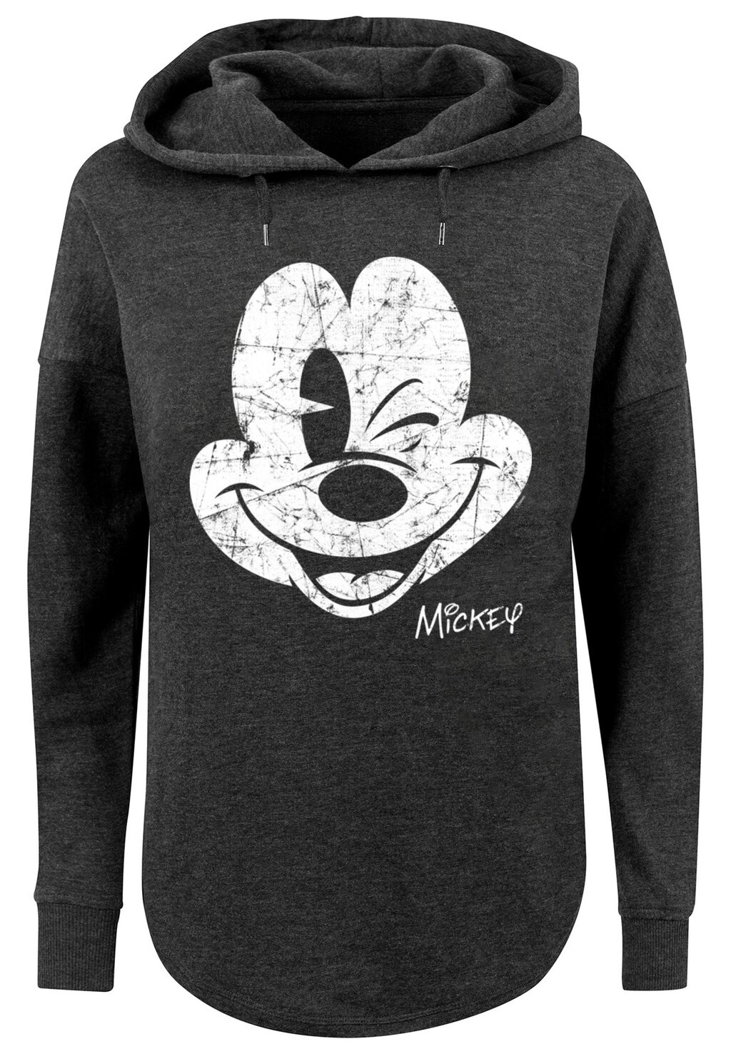 

Толстовка с капюшоном DISNEY MICKY MAUS ZEICHENTRICK SINCE BEATEN FACE F4NT4STIC, темно-серый