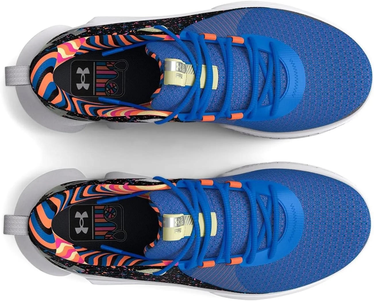 Баскетбольные кроссовки Under Armour Flow Futr X2 Le, черный/розовый — фото 4