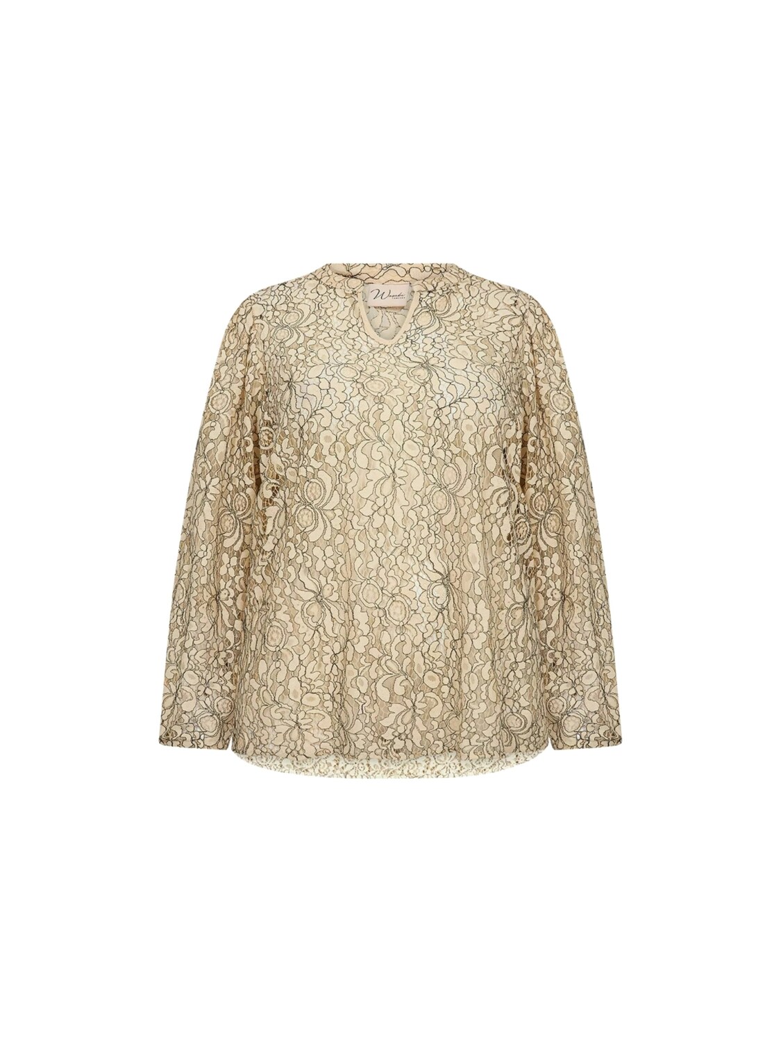 

Wasabi Concept Футболка 'WA-KILA' в бежевом цвете, Бежевый, Wasabi Concept Футболка 'WA-KILA' в бежевом цвете