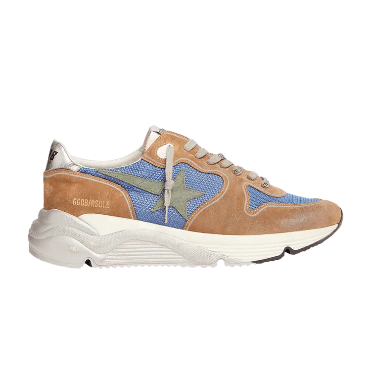 

Кроссовки Golden Goose Running Sole Tobacco Denim Blue, коричневый