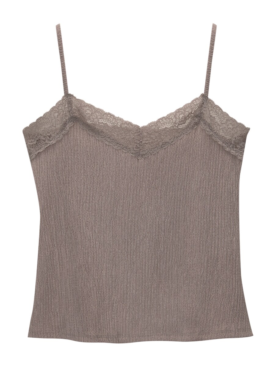 

Топ Pull&Bear, цвет mottled brown