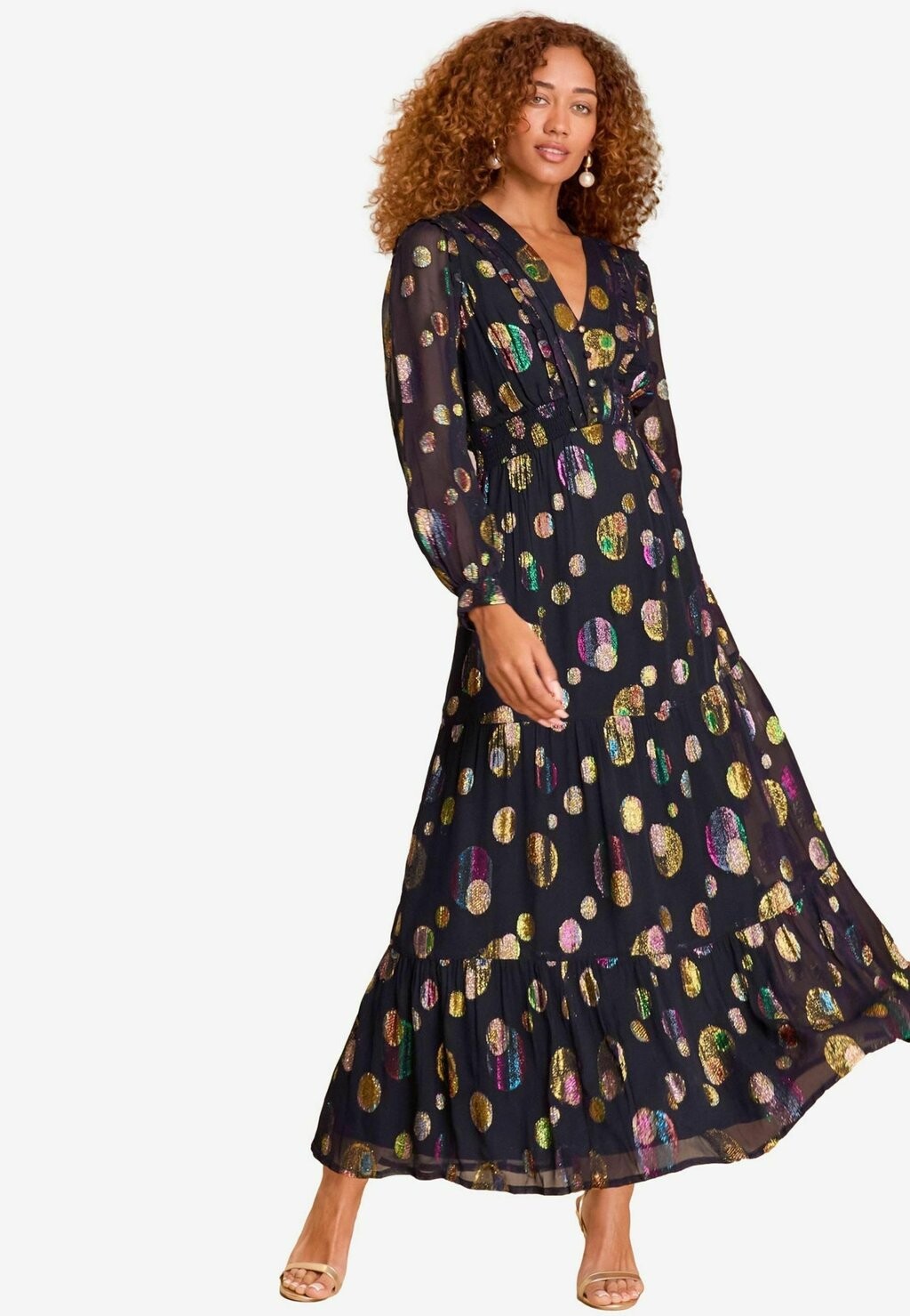 

Платье макси POLKA DOT REGULAR FIT Love & Roses, синий