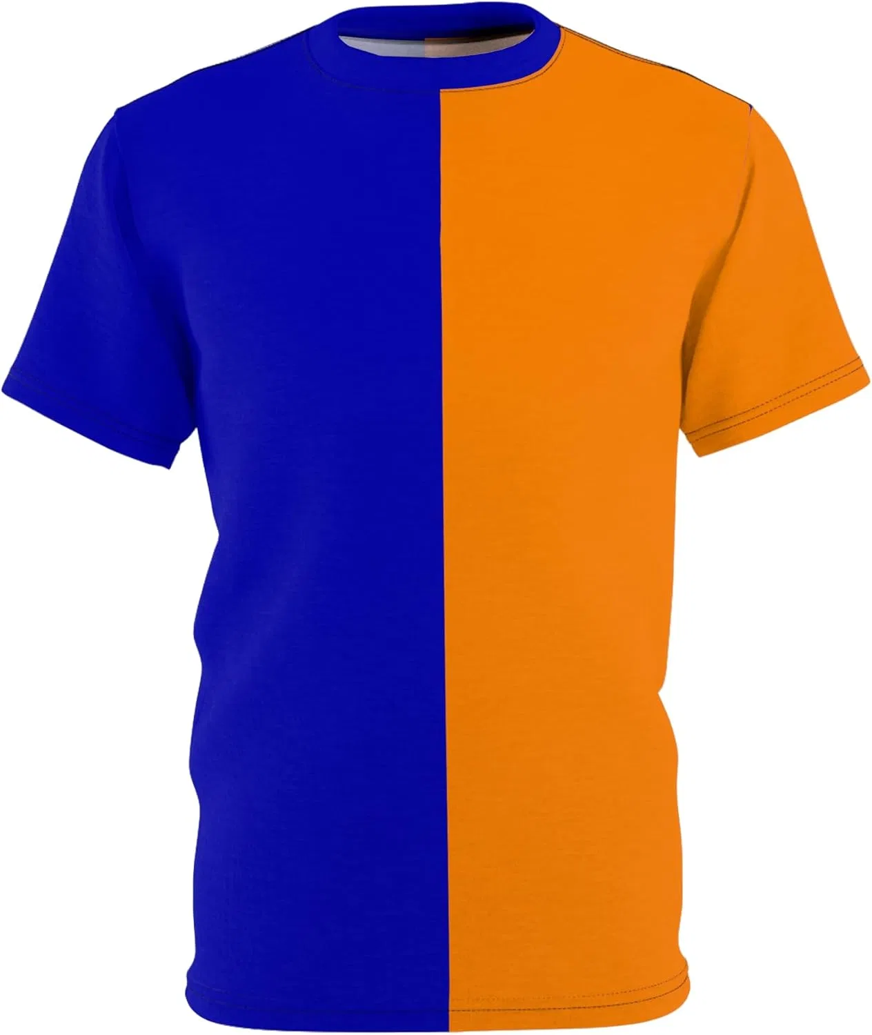 GENERIC Футболка Half Royal Blue & Half Orange — фото 3