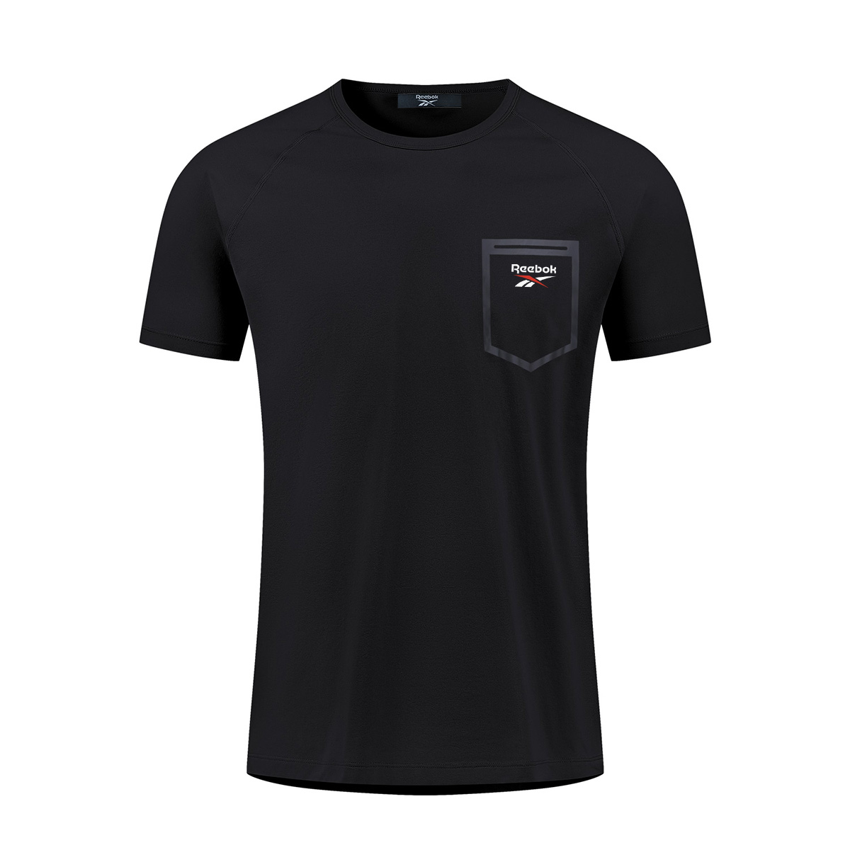 

Футболка мужская с круглым вырезом, умеренный прямой крой Reebok, черный