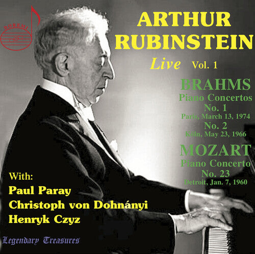 

CD диск Brahms / Chopin / Mozart: Arthur Rubinstein Live, Vol. 1
