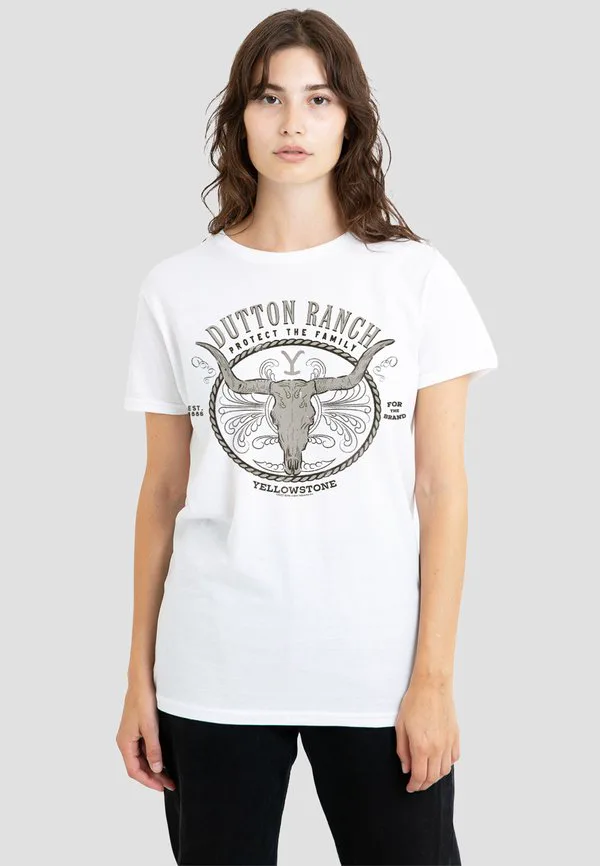 

Футболка с принтом ранчо даттон в йеллоустоне Cotton Soul, White, Белый, Футболка с принтом ранчо даттон в йеллоустоне Cotton Soul, White