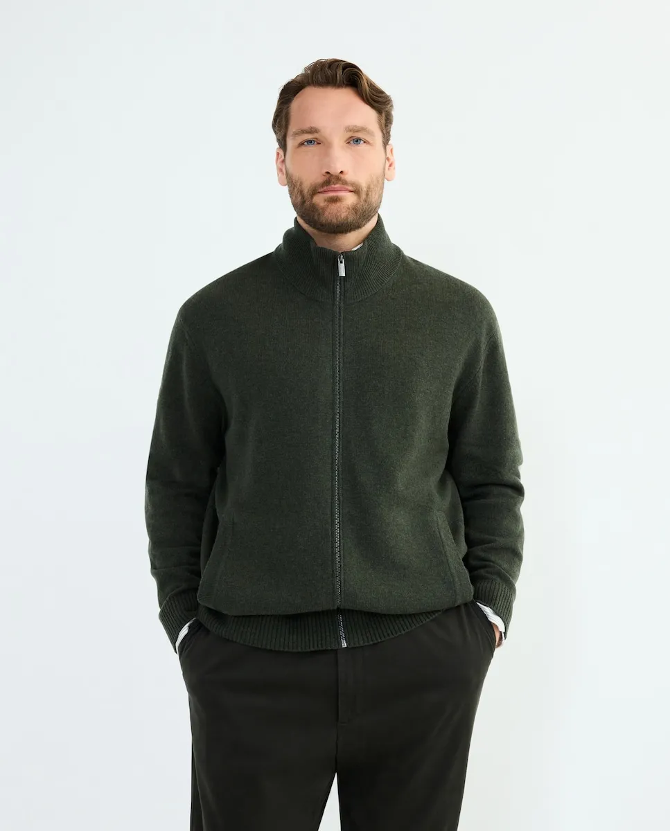 

Мужская куртка на молнии больших размеров Dustin, темно-зеленый