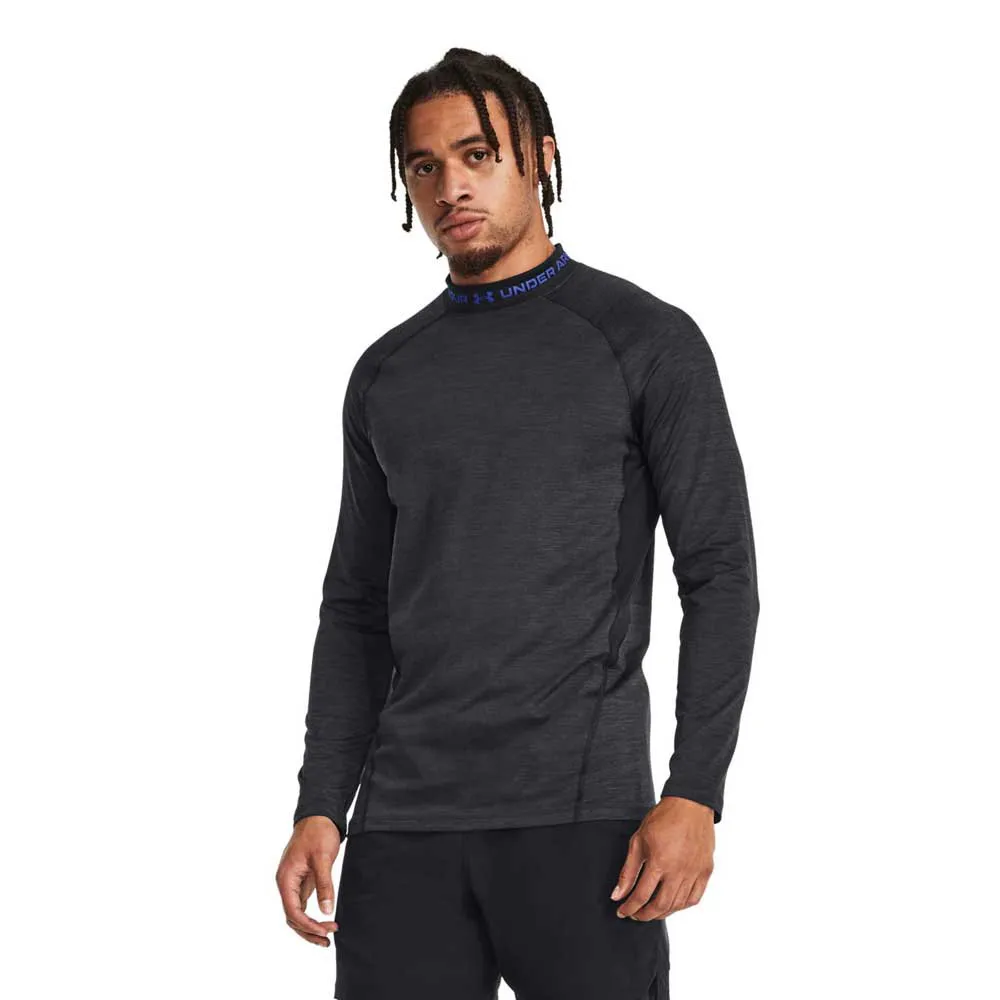 

Лонгслив Under Armour CG Armour Twist Mock, серый