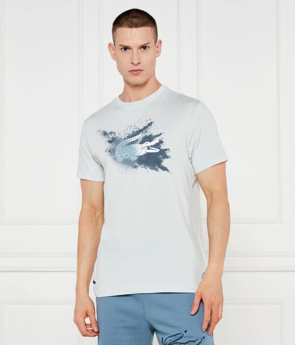 

Футболка Lacoste x Roland Garros Regular fit Lacoste, голубой