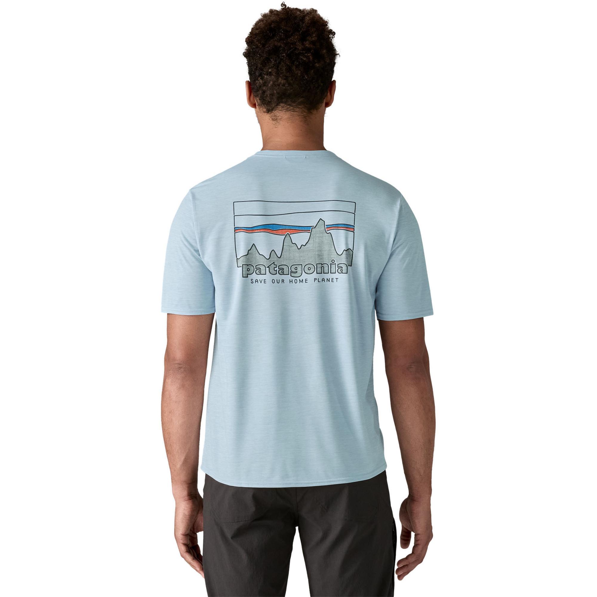 

Мужская футболка Capilene Cool Daily с графическим принтом Patagonia, 73 Skyline/Fleck Blue, Синий, Мужская футболка Capilene Cool Daily с графическим принтом Patagonia, 73 Skyline/Fleck Blue