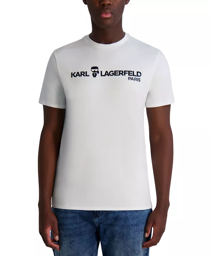 

Мужская футболка Core Graphic Logo KARL LAGERFELD PARIS, белый