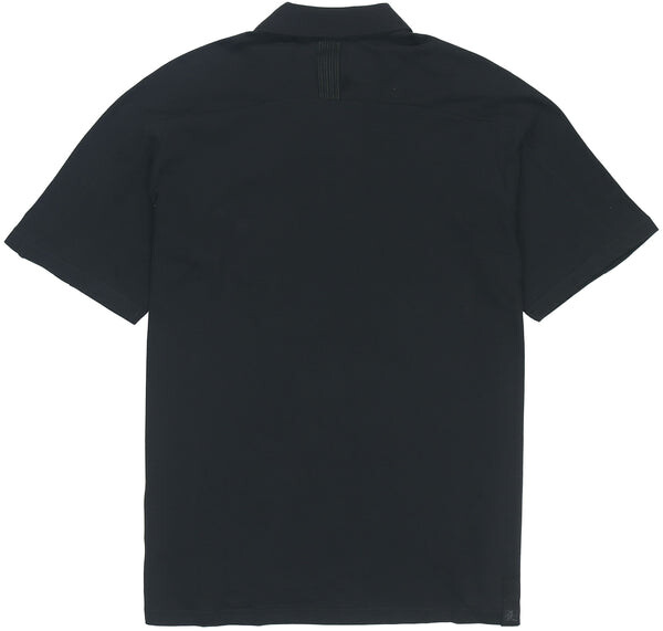 Футболка adidas Wj Solid Color Logo Micro Mark Athleisure Casual Sports Short Sleeve Polo Shirt Black, мультиколор — фото 4