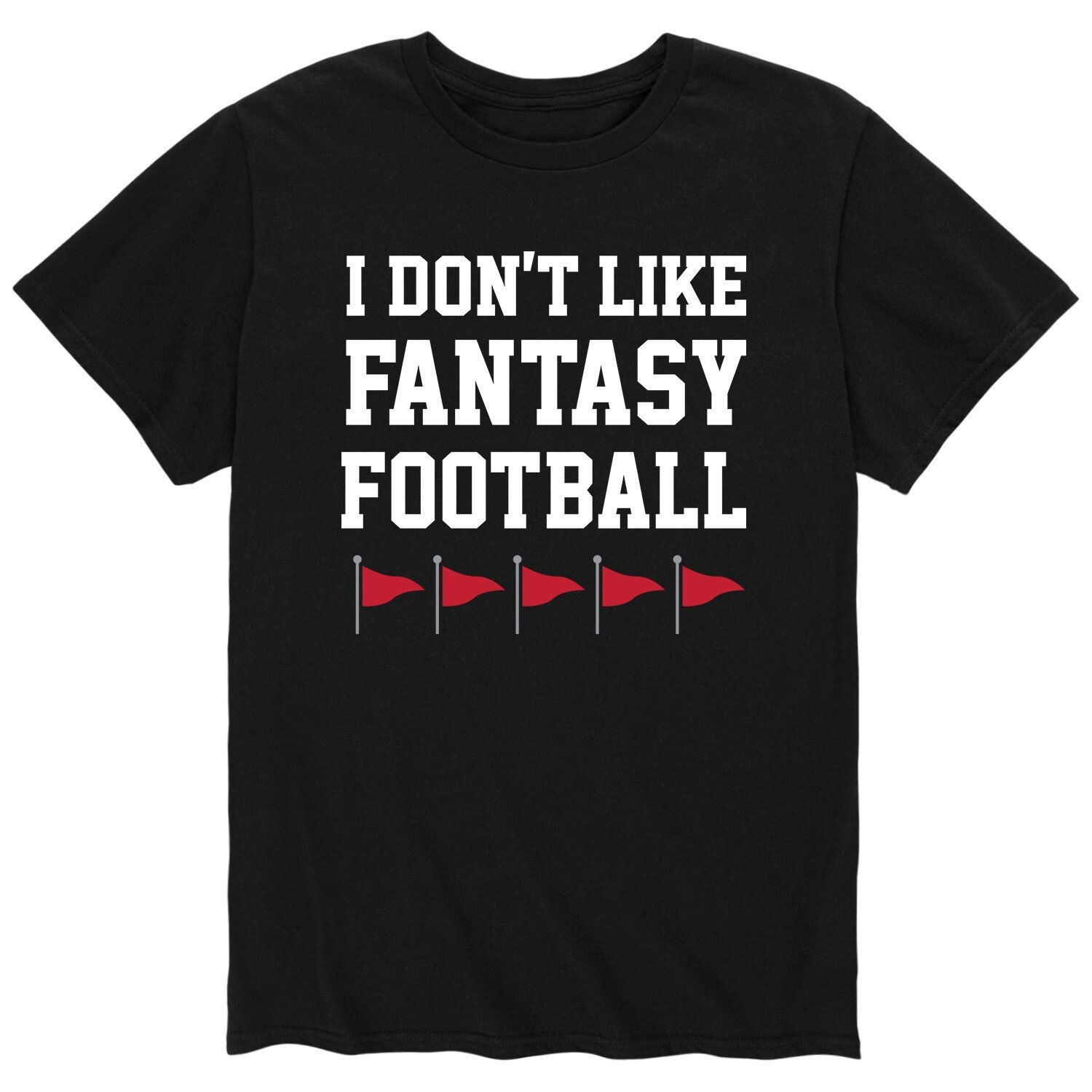 

Мужская футболка Don't Like Fantasy Football с красным флагом Licensed Character, Красный, Мужская футболка Don't Like Fantasy Football с красным флагом Licensed Character