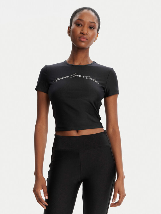 

Футболка slim fit 79HAH6A2 N0008 Versace Jeans Couture, чёрный