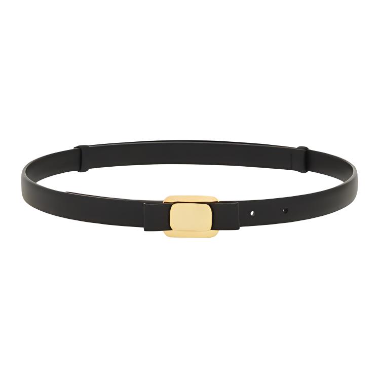 

Ferragamo Новый ременной пояс Vara Plate, Black